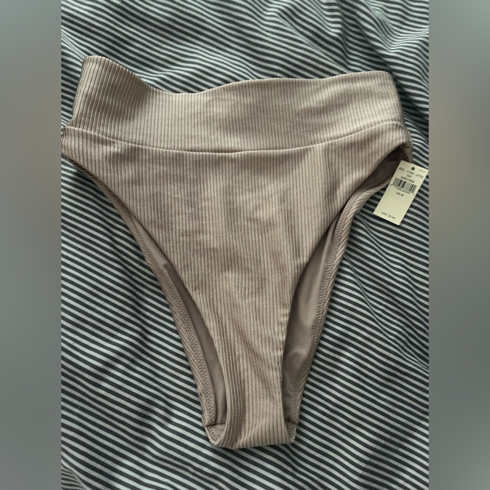 Aerie rubbed high waisted shine bottoms
